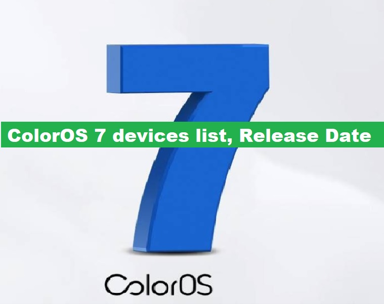 Color OS 7 oppo realme devices list, release date