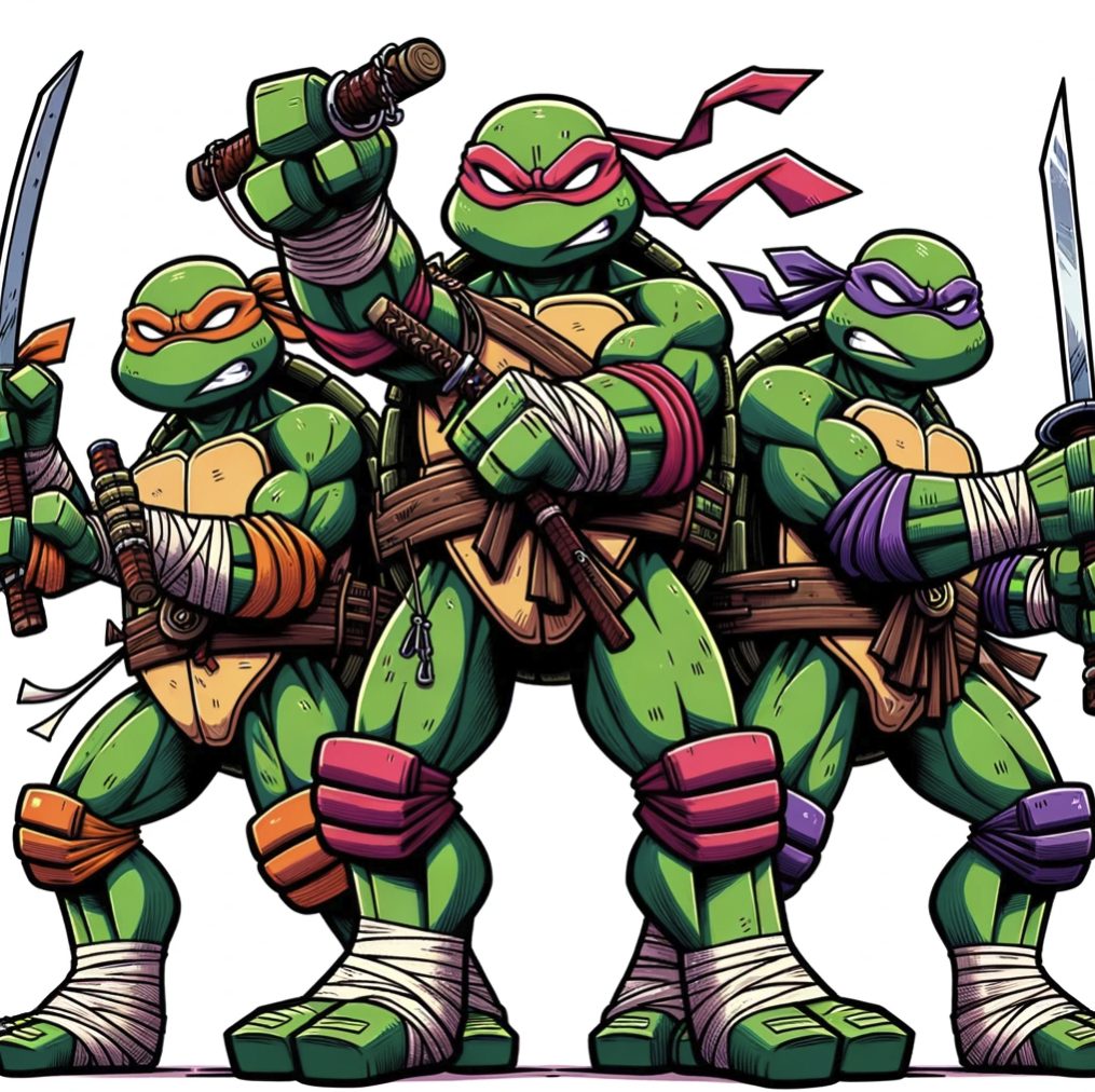 Ninja Turtle Names (Colors, Personalities) - TME.NET