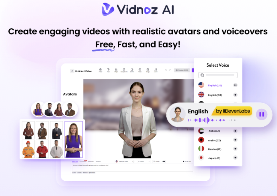 Vidnoz AI: The Ultimate Free AI Video Generator of 2024 